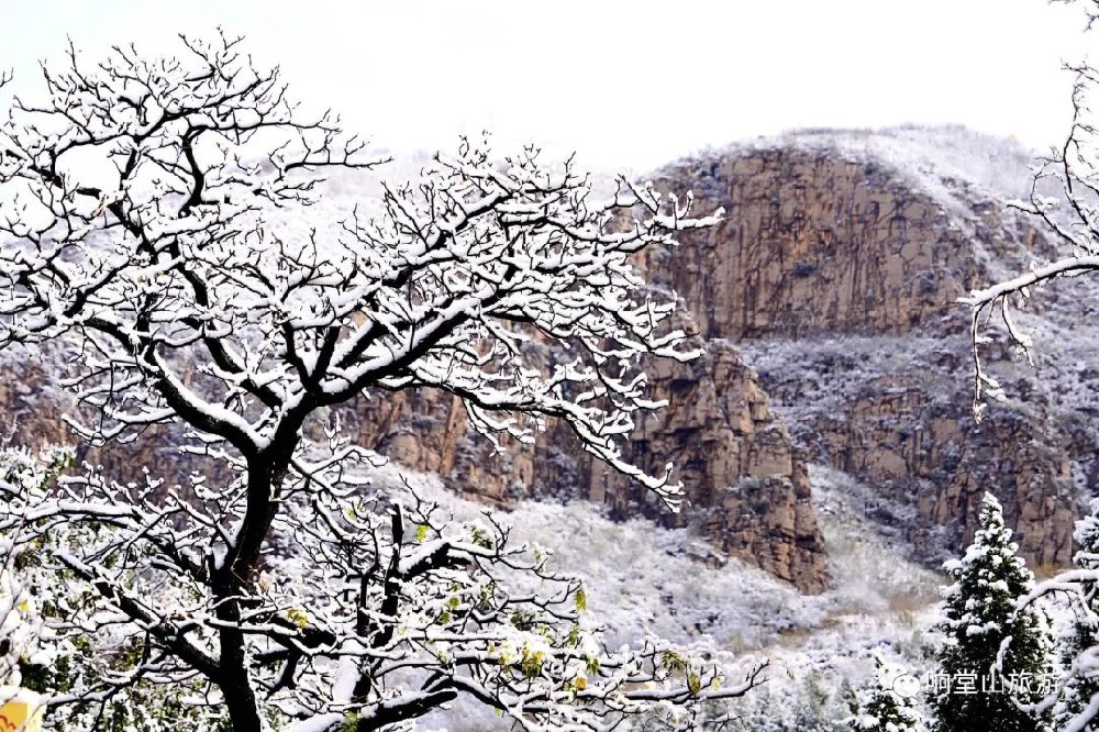 忽如一夜雪，响堂美胜画